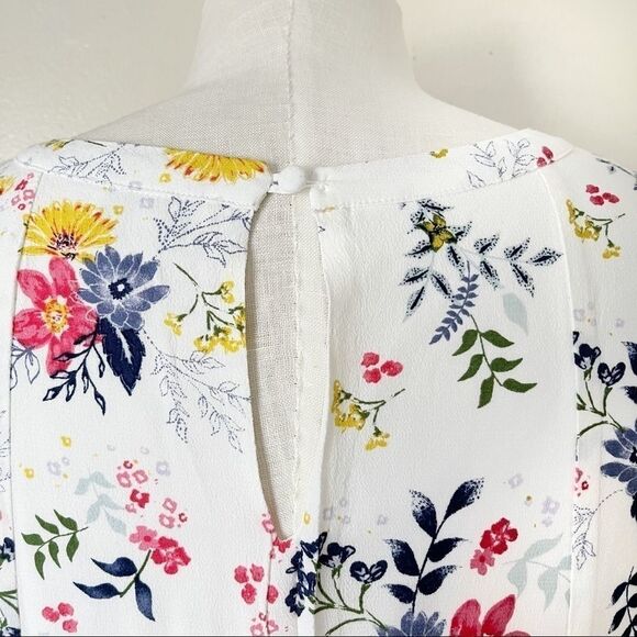 Lucky Brand White Floral Mini summer dress - Picture 6 of 7